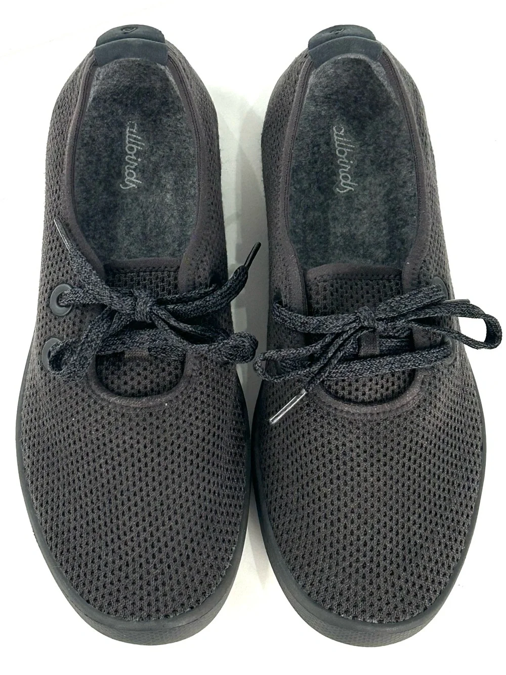 Allbirds Tree Skippers Women’s 9 Black Knit Lightweight Casual Sneakers